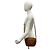 Borsa a tracolla in pelle Gucci Marrone - vista 3