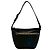 Borsa a tracolla in pelle e tela Burberry Nero