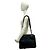 Borsa a tracolla in pelle con logo Chanel Classic Nero - vista 3