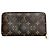 Portafoglio Zippy Monogram Louis Vuitton Marrone - vista 2