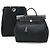 Hermès Borsa a 2 modi Hermes HerbagPM Toile Officier Leather Nero