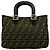 Fendi Zucca Canvas Leder Handtasche Braun - Ansicht 2