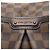Borsa a tracolla Louis Vuitton Damier Ebene Bloomsbury GM Marrone - vista 9
