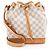 Borsa a Spalla Louis Vuitton Damier Azur Noe BB Blu