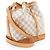 Borsa a Spalla Louis Vuitton Damier Azur Noe BB Blu - vista 2