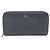 Christian Dior Dior CD Icon Leder-Langgeldbörse Schwarz