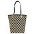 Gucci GG Canvas Leder Tote Bag Schwarz