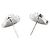 Orecchini Vivienne Westwood in argento Metallico - vista 3