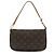 Clutch in pelle Monogram Louis Vuitton Marrone