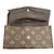 Louis Vuitton Pochette Porte Monnaie Credit Monogram Long Wallet Brown - view 3