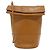 Borsa a tracolla in pelle di vitello Chloé Sense Marrone