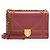 Piccola borsa a tracolla Diorama in pelle di vitello borchiata Dior Rosso