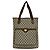 Borsa Tote Gucci in pelle e PVC Marrone