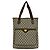 Borsa Tote Gucci in pelle e PVC Marrone - vista 2