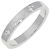 C de Cartier Ring aus Pt950 und Diamant Größe 52 Silber Metallisch