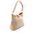 Céline Borsa a tracolla Celine Triomphe in tela rivestita Marrone Beige - vista 2