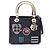 Christian Dior Borsa a 2 modi in pelle LADY DIOR di Dior Nero