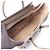 Céline Borsa a mano CELINE Luggage Micro Shopper in pelle Marrone Beige - vista 3