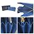 Portafoglio lungo in pelle Saffiano blu Prada - vista 7