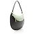 Borsa a Spalla Bottega Veneta Intrecciato Leather Bicolor Gemelli Large Verde - vista 2