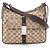 Bolsa de Ombro Gucci GG Canvas Marrom Bege