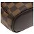 Borsa Louis Vuitton Damier Sarria Horizontal in Tela Cerata Marrone - vista 2