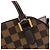 Borsa Louis Vuitton Damier Sarria Horizontal in Tela Cerata Marrone - vista 4