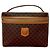 Céline Borsa a mano Celine Macadam Triomphe in PVC e pelle Metallico Bronzo