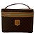 Céline Borsa a mano Celine Macadam Triomphe in PVC e pelle Metallico Bronzo - vista 2