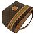 Céline Borsa a mano Celine Macadam Triomphe in PVC e pelle Metallico Bronzo - vista 5