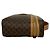 Céline Borsa a mano Celine Macadam Triomphe in PVC e pelle Metallico Bronzo - vista 7
