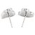 Orecchini Vivienne Westwood in argento Metallico - vista 3