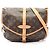 Borsa a tracolla Louis Vuitton Saumur MM Monogram Marrone
