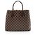 Tote Kensington Damier Ebene Louis Vuitton Marrone - vista 3