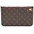Louis Vuitton Monogram Canvas Neverfull GM Pochette Marrone - vista 3