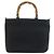 Bamboo Borsa Tote in Nylon e Bambù Gucci Nero