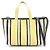 Borsa 2way in pelle Balenciaga Barbes Giallo