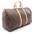 Borsa Boston Louis Vuitton Keepall 50 Monogram Marrone - vista 2