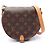 Borsa a tracolla Louis Vuitton Tambourin Monogram Marrone