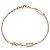 Yves Saint Laurent Bracciale Cassandra di Saint Laurent Paris D'oro Metallico