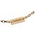 Yves Saint Laurent Bracciale Cassandra di Saint Laurent Paris D'oro Metallico - vista 5