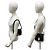 Céline Borsa a tracolla Celine Classic Box in pelle Nero - vista 3