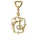 Burberry Monogramm Charm Ring Orange Metall - Ansicht 3