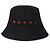 Marni Bucket Hat mit besticktem Logo Schwarz