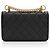 Portafoglio con catena Chanel Lambskin Twist Your Buttons Nero - vista 3