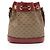 Mini borsa a secchiello in tela Micro GG Gucci x Doraemon Marrone - vista 3