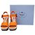 Sandali con platform Prada in vernice arancione - vista 6