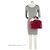 Louis Vuitton Monogram Vernis Alma PM Satchel Rot - Ansicht 5