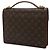 Bolso Louis Vuitton Monogram Monceau 28 Castaño - vista 2