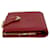 Portefeuille en cuir Yves Saint Laurent Rouge  - vue 5